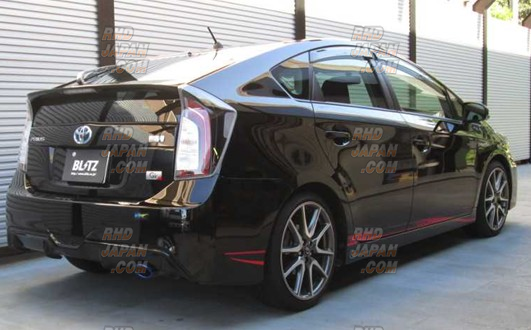 パーツ Prius 30 muffler Blitz Nur-Spec VSR Muffler Exhaust System - Prius G's ZVW30 - RHDJapan
